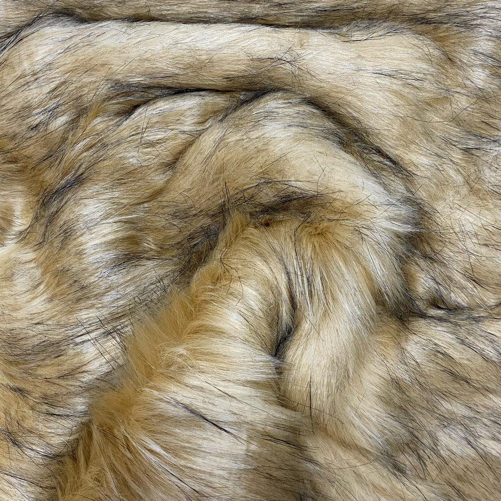 Luxury Plain Faux Fur Fabric - 1/2 Metre Remnant - Pound Fabrics