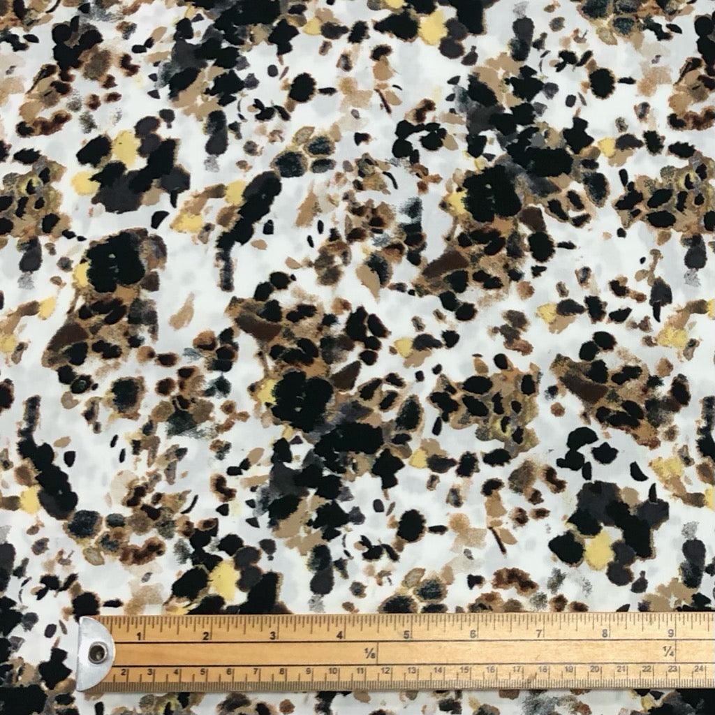 Paint Splatters Viscose Poplin Fabric - Pound Fabrics