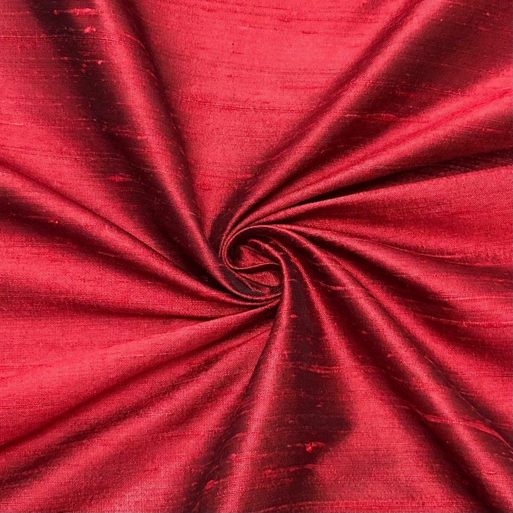 Plain 100% Silk Dupion Fabric