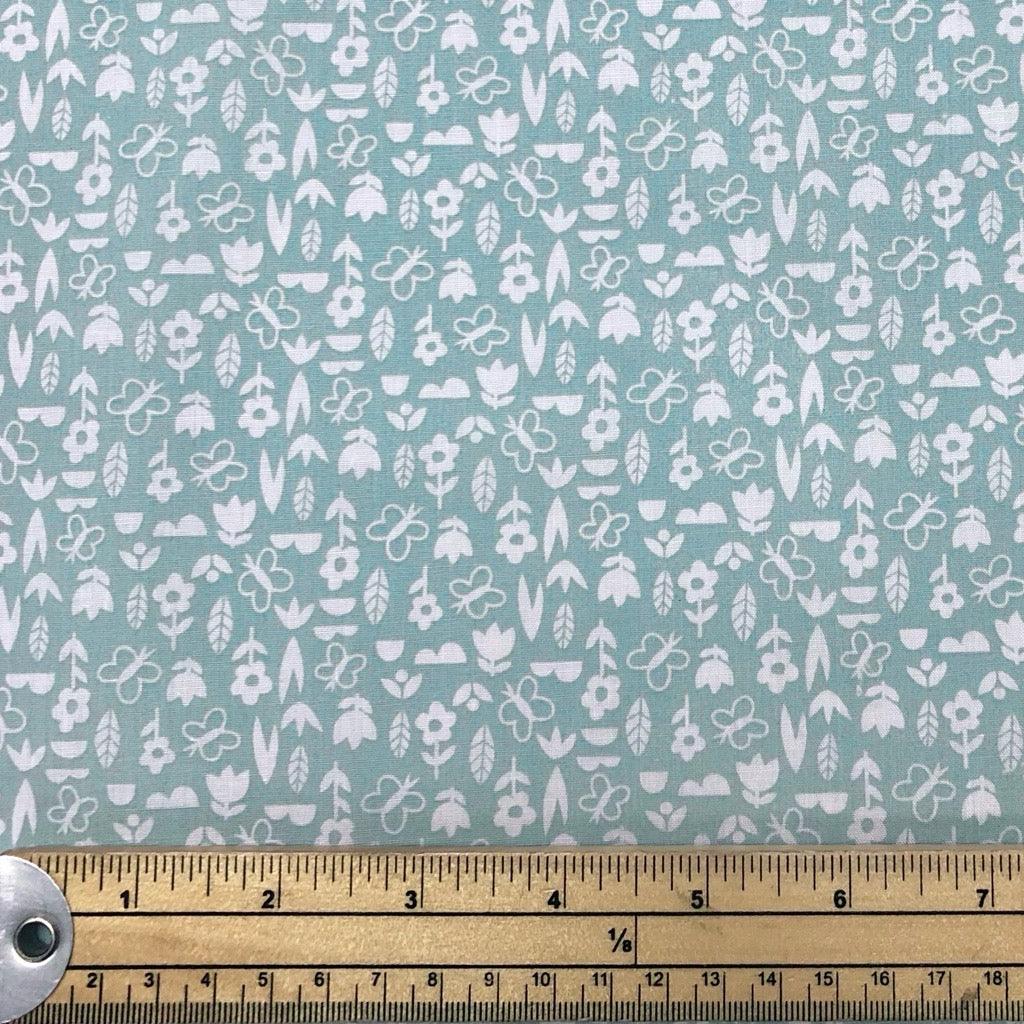 Flower Meadow Polycotton Fabric - Pound Fabrics