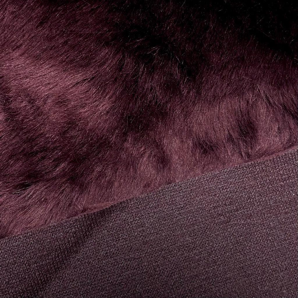 Luxury Plain Faux Fur Fabric - 1/2 Metre Remnant - Pound Fabrics
