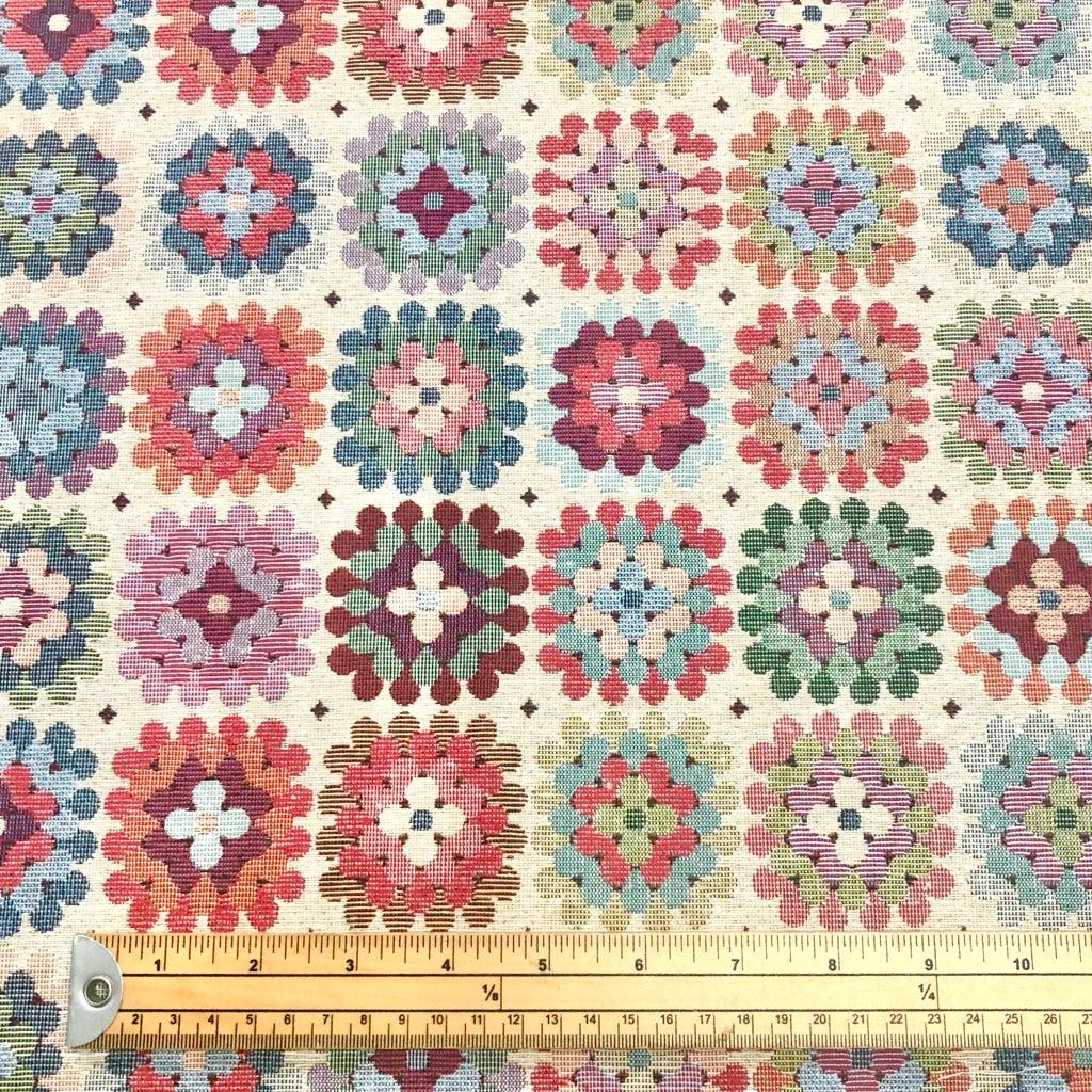 Crochet Tapestry Fabric - Pound Fabrics