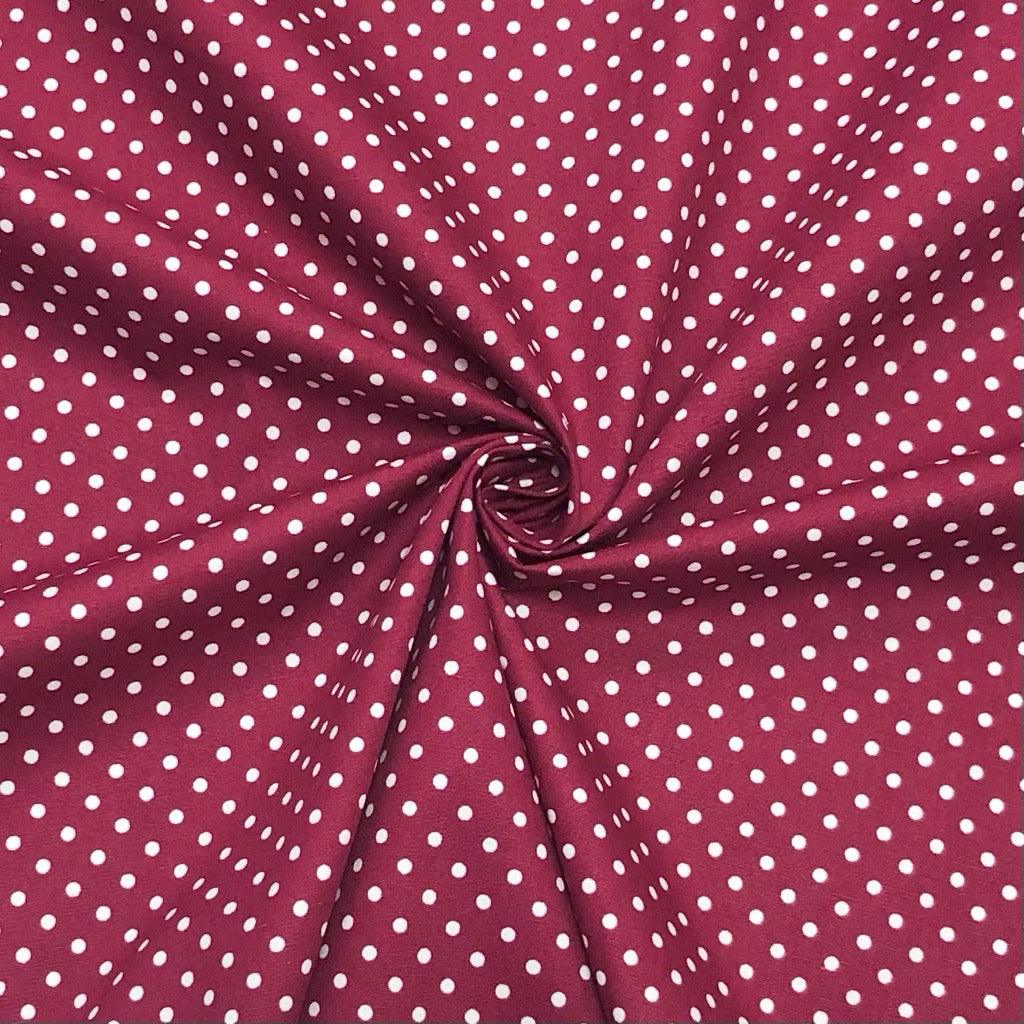 Polka Dot Rose & Hubble Cotton Poplin Fabric – Pound Fabrics