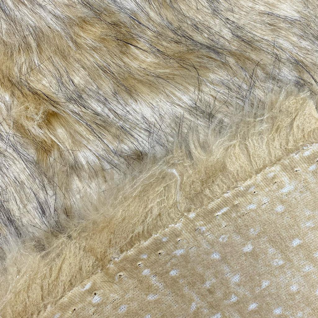 Luxury Plain Faux Fur Fabric - 1/2 Metre Remnant - Pound Fabrics