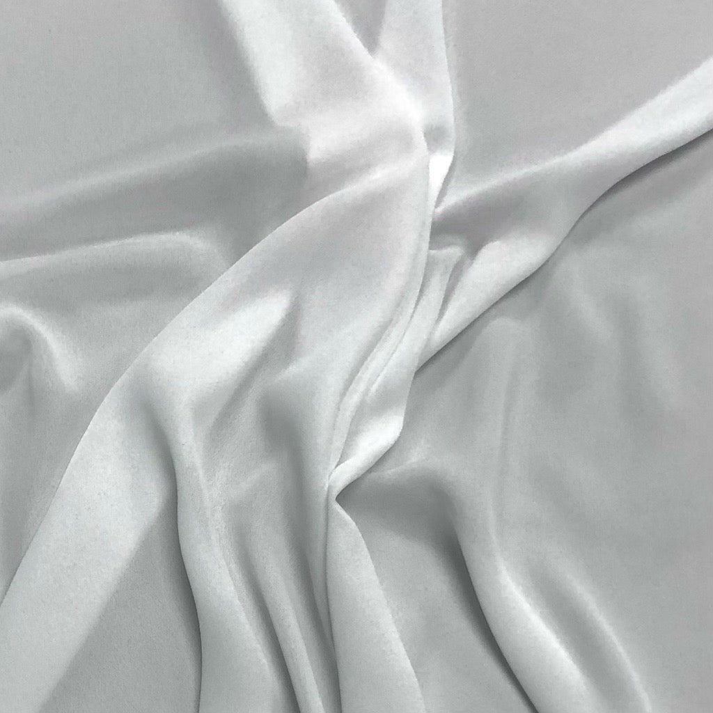 Plain White Georgette Fabric