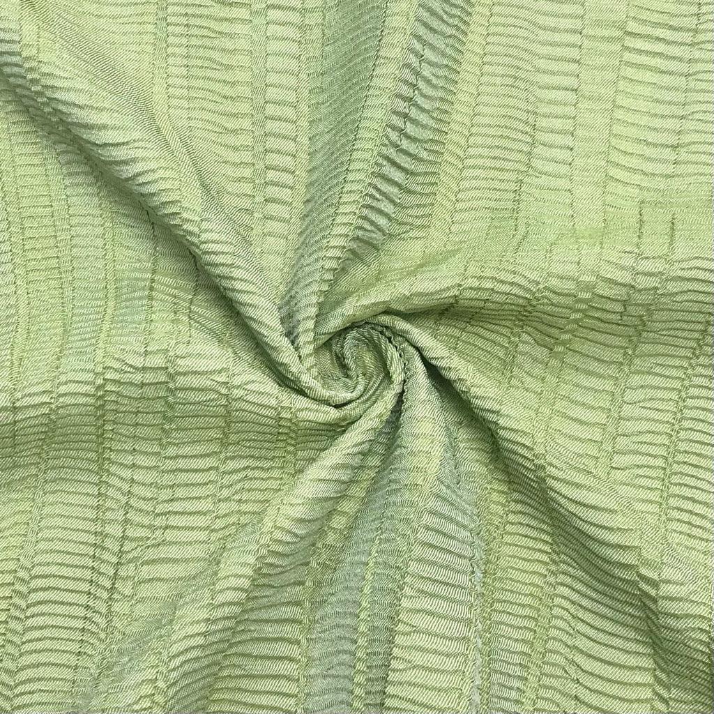 Pale Green Crinkle Furnishing Fabric - Pound Fabrics