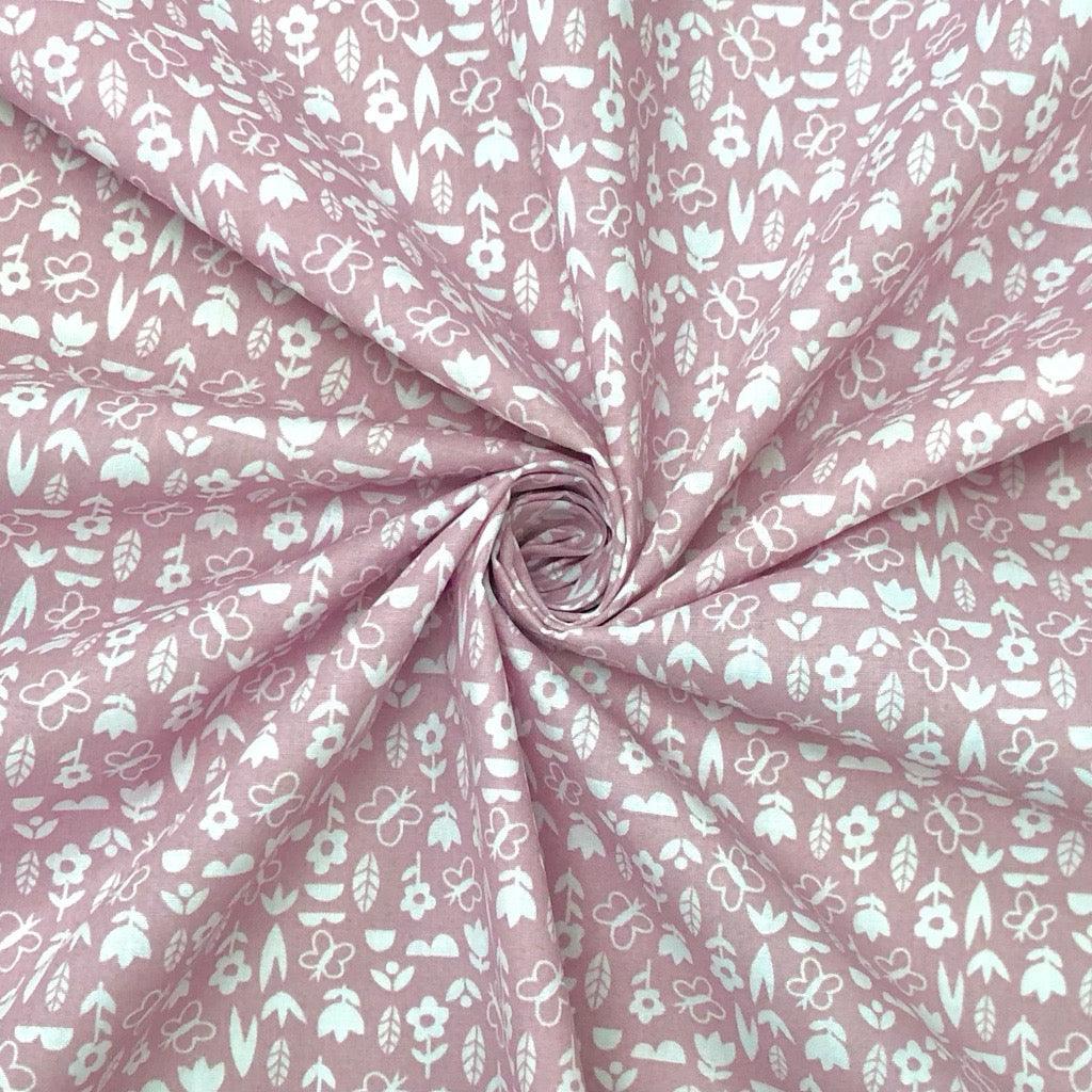 Flower Meadow Polycotton Fabric - Pound Fabrics