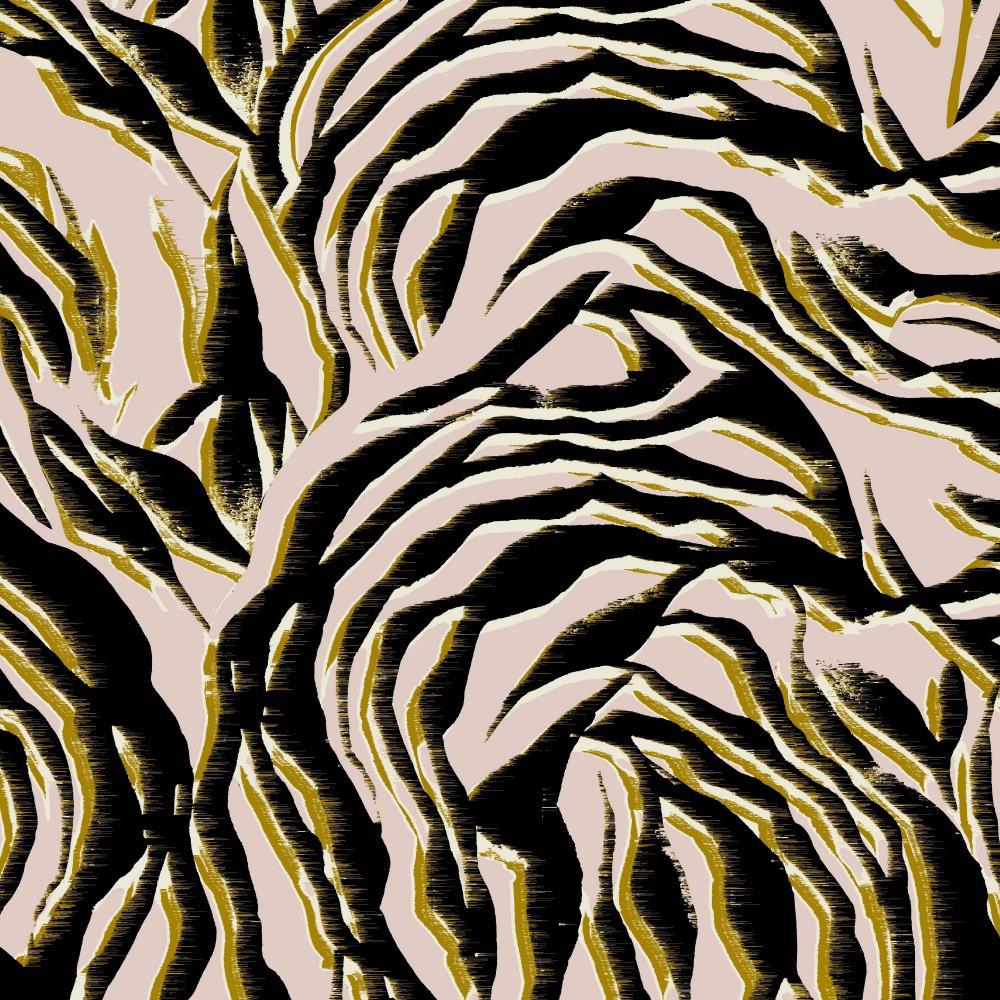 Tiger Stripes Cotton Sateen Fabric - Pound Fabrics