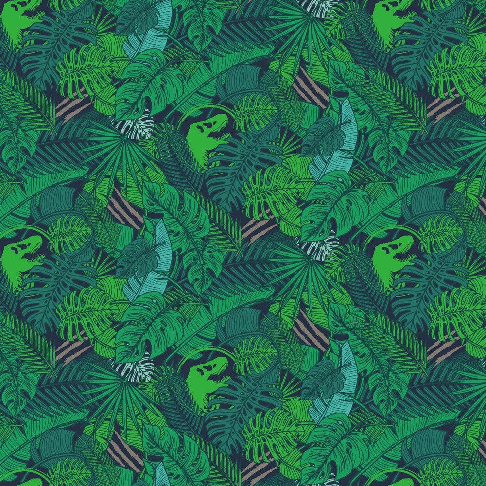 All over Tropical Leaves Cotton Jersey Fabric – Pound Fabrics