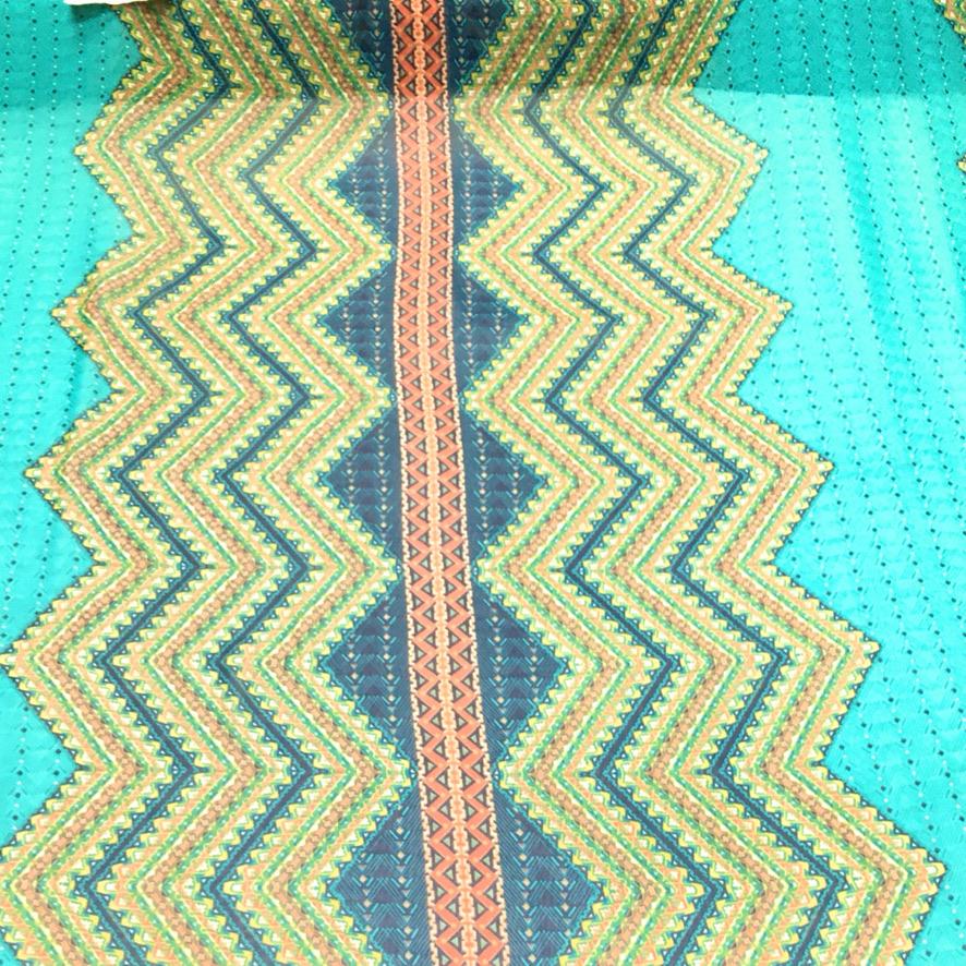 Triangular Aztec Chiffon Fabric (6539555340311)