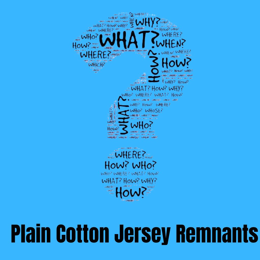 Plain Cotton Jersey Remnants - Pound Fabrics