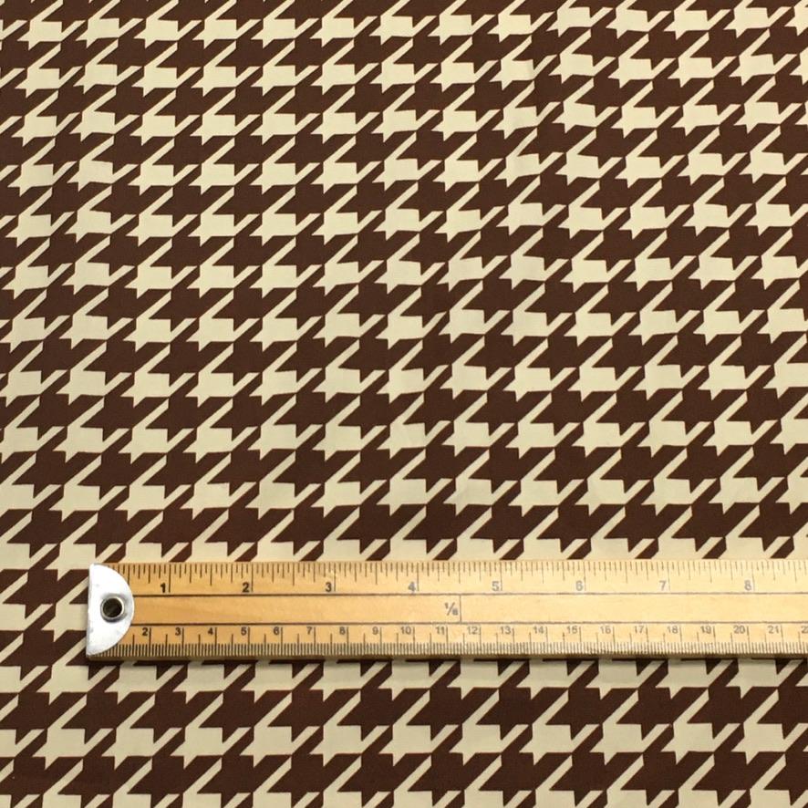 Dogtooth Cotton Poplin Fabric (4834716516375)