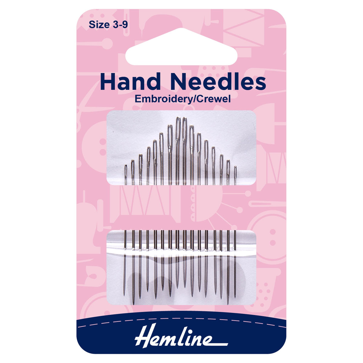 Hemline Hand Needles - Crewel - Pound Fabrics