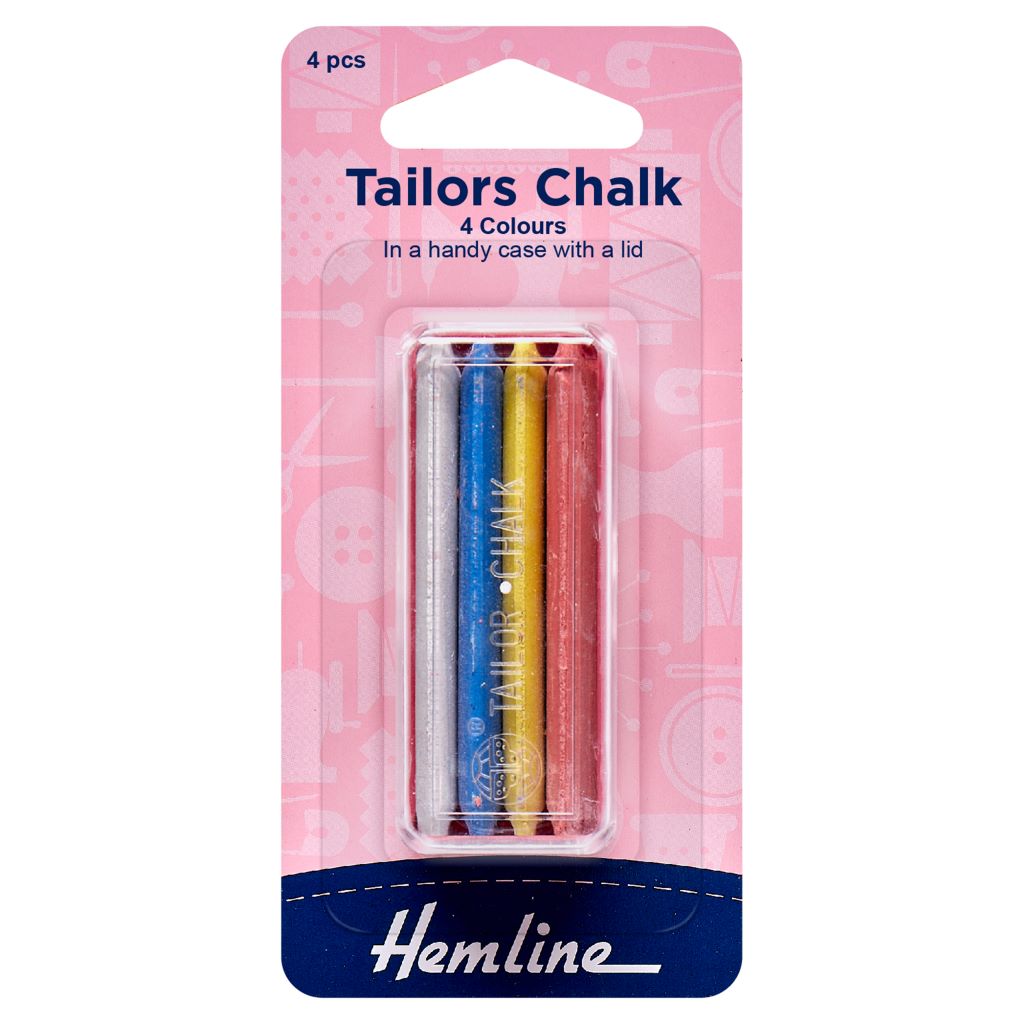 Hemline Tailors Chalk - Pack of 4 colours - Pound Fabrics