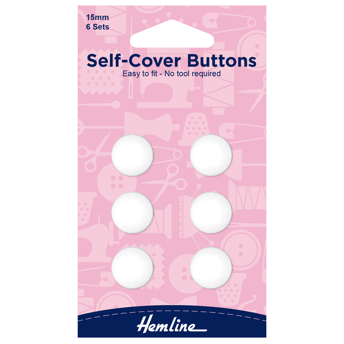 Hemline Self-Cover Buttons - Pound Fabrics