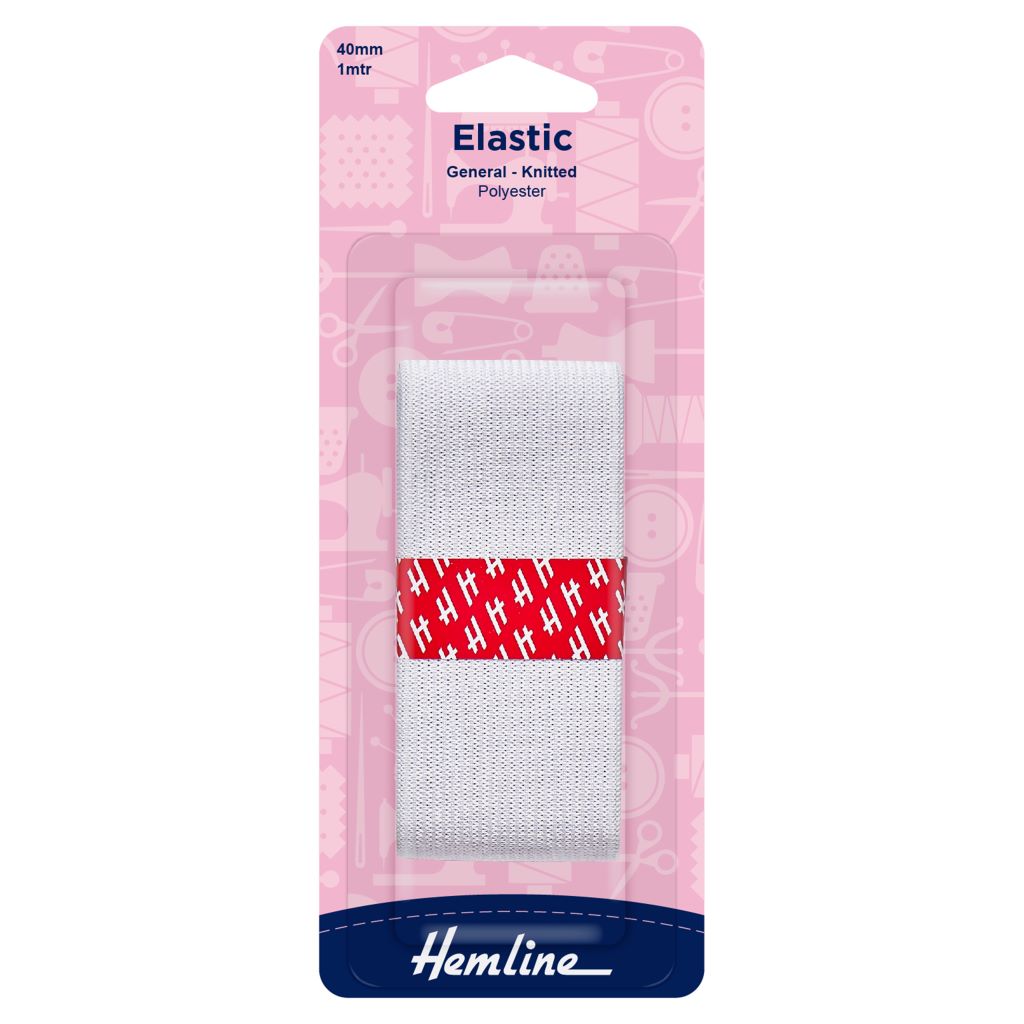 Hemline General Purpose Knitted Elastic - Pound Fabrics