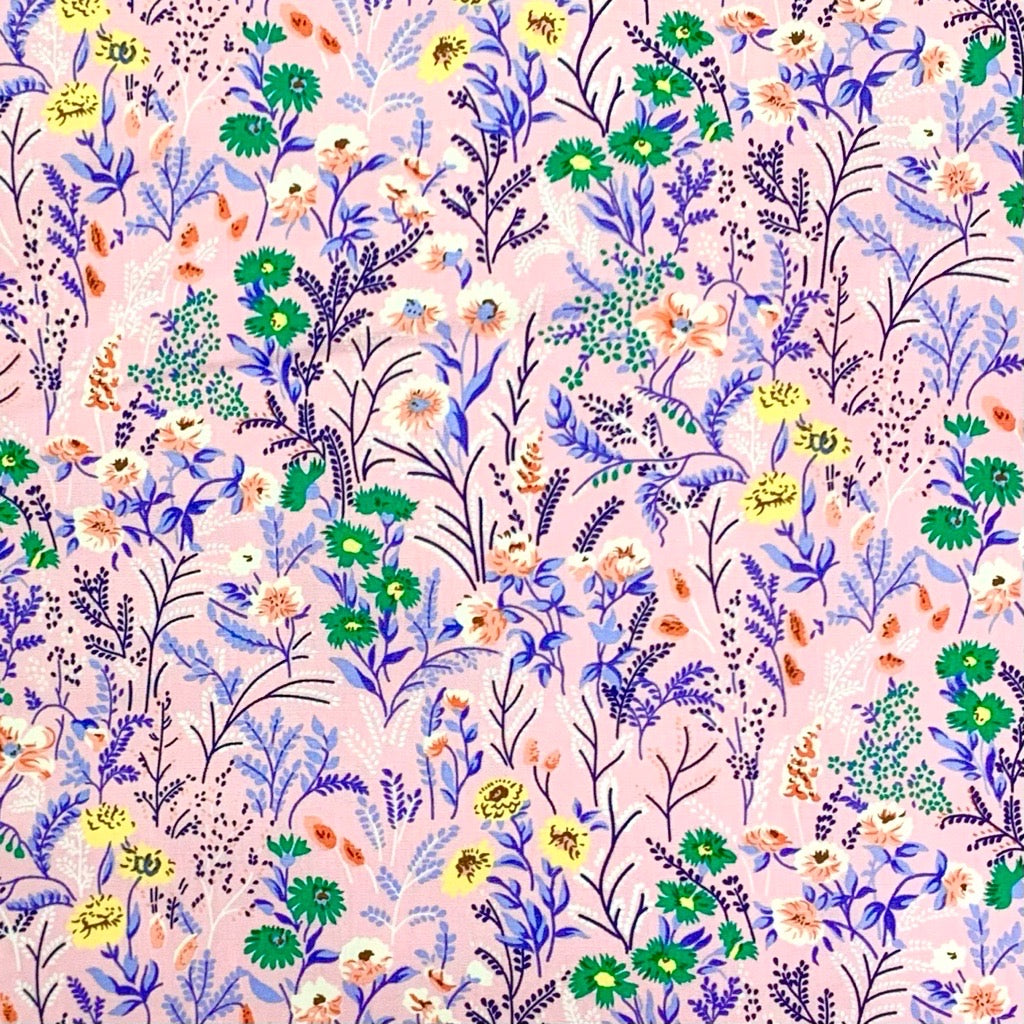 Floral Gardens Rose & Hubble Cotton Poplin Fabric – Pound Fabrics