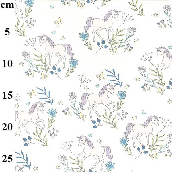 Unicorns Cotton Jersey Fabric - Pound Fabrics