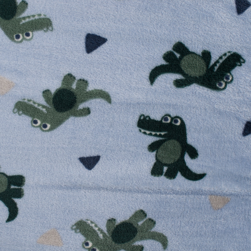 Crocodile Double Face Cuddle Fleece Fabric - Pound Fabrics
