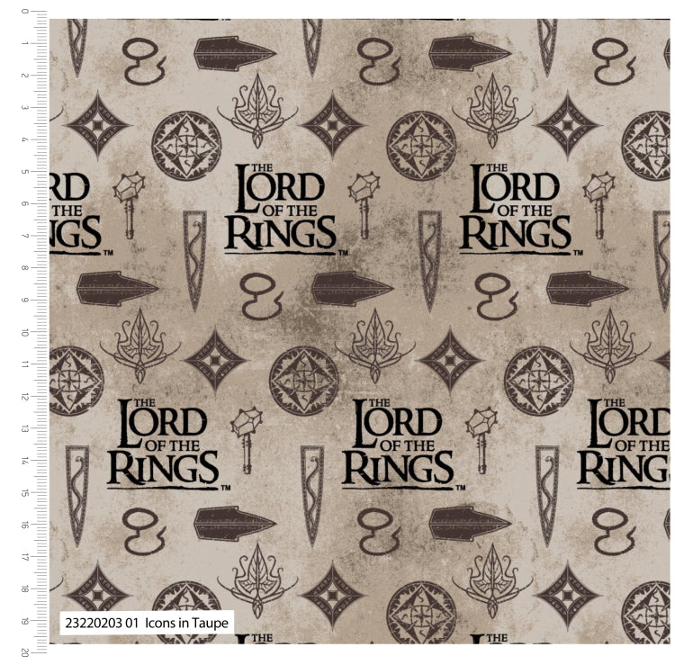 Lord of the Rings Cotton Fabric - Pound Fabrics