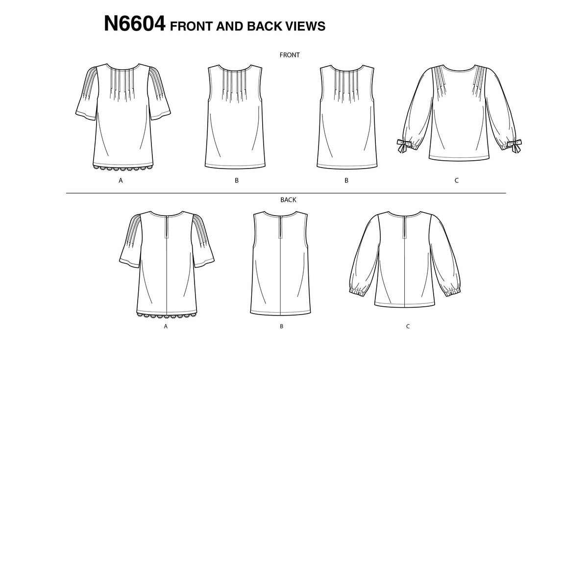 New Look Sewing Pattern 6604 - Pound Fabrics