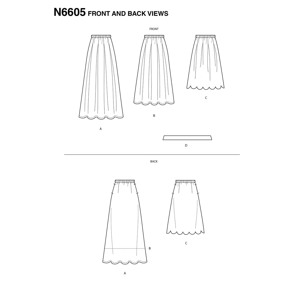 New Look Sewing Pattern 6605 - Pound Fabrics