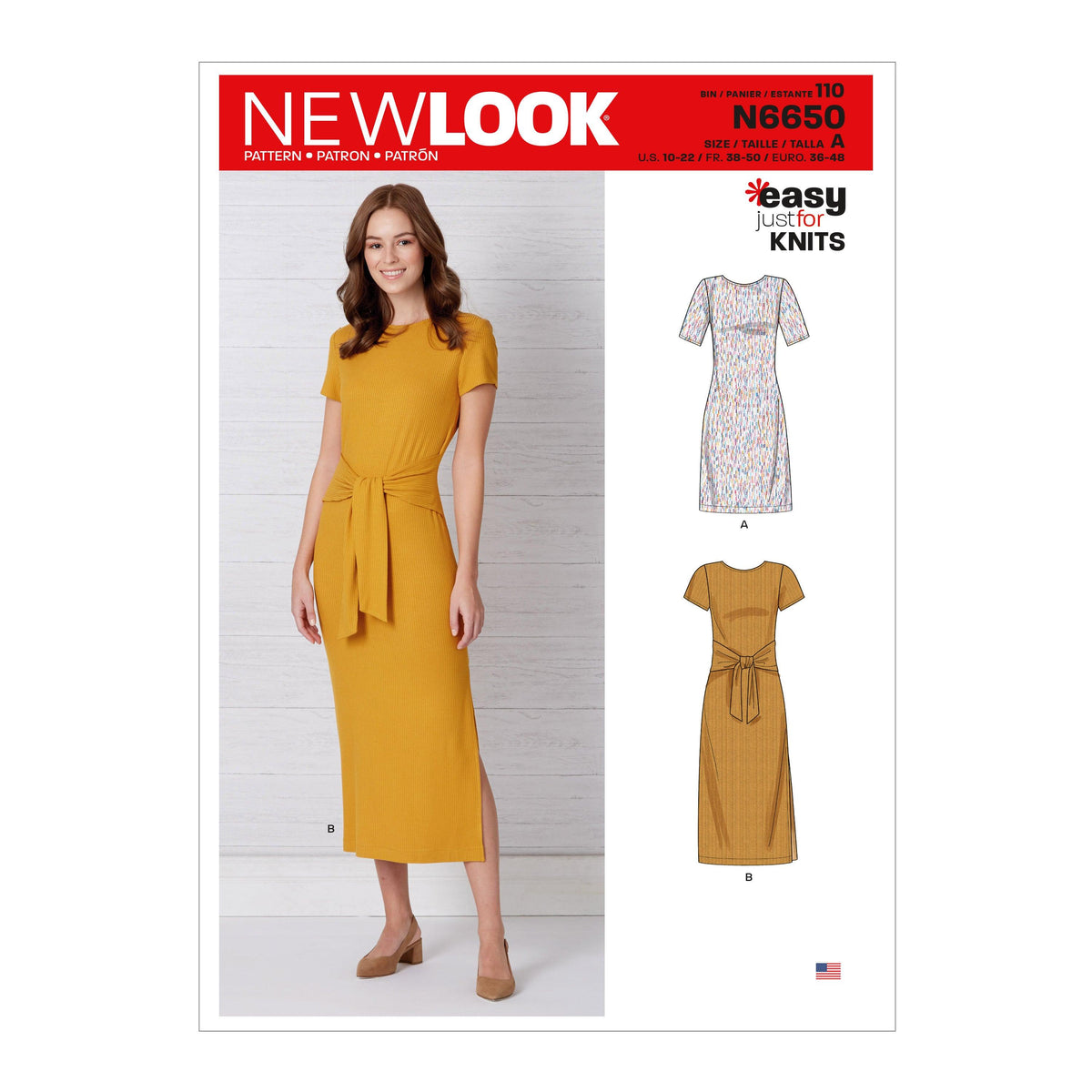 New Look Sewing Pattern 6650 - Pound Fabrics