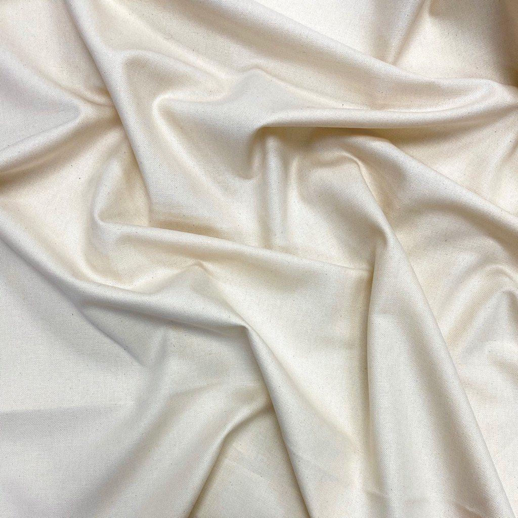 Plain Soft Cotton Canvas Fabric - Pound Fabrics