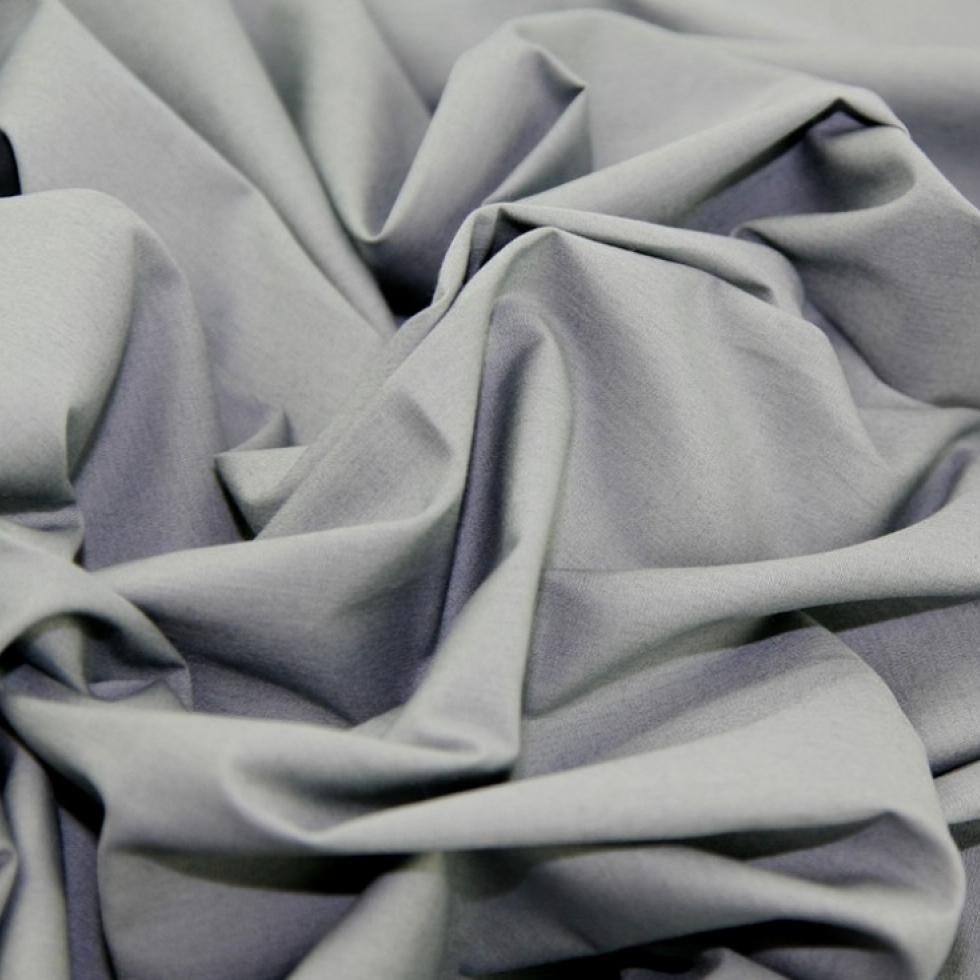 100% Plain Cotton Poplin Fabric- WHITE