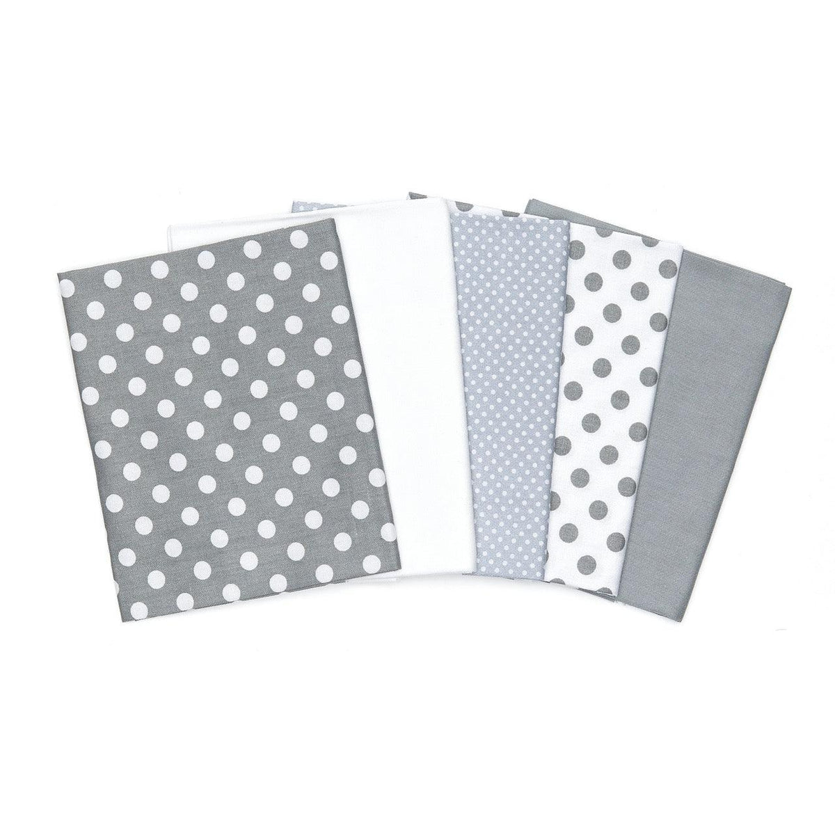 Polka Dot 5 Piece Cotton Fat Quarter Bundle - Pound Fabrics