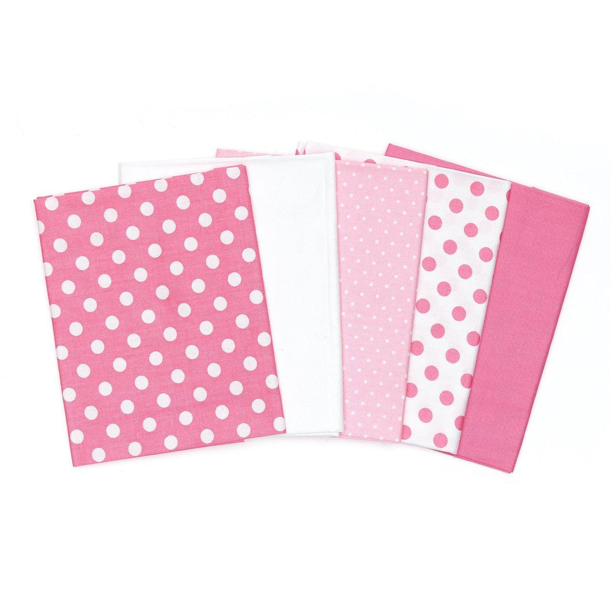 Polka Dot 5 Piece Cotton Fat Quarter Bundle - Pound Fabrics