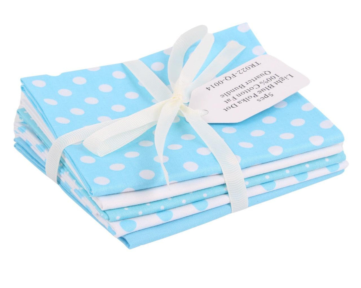 Polka Dot 5 Piece Cotton Fat Quarter Bundle - Pound Fabrics