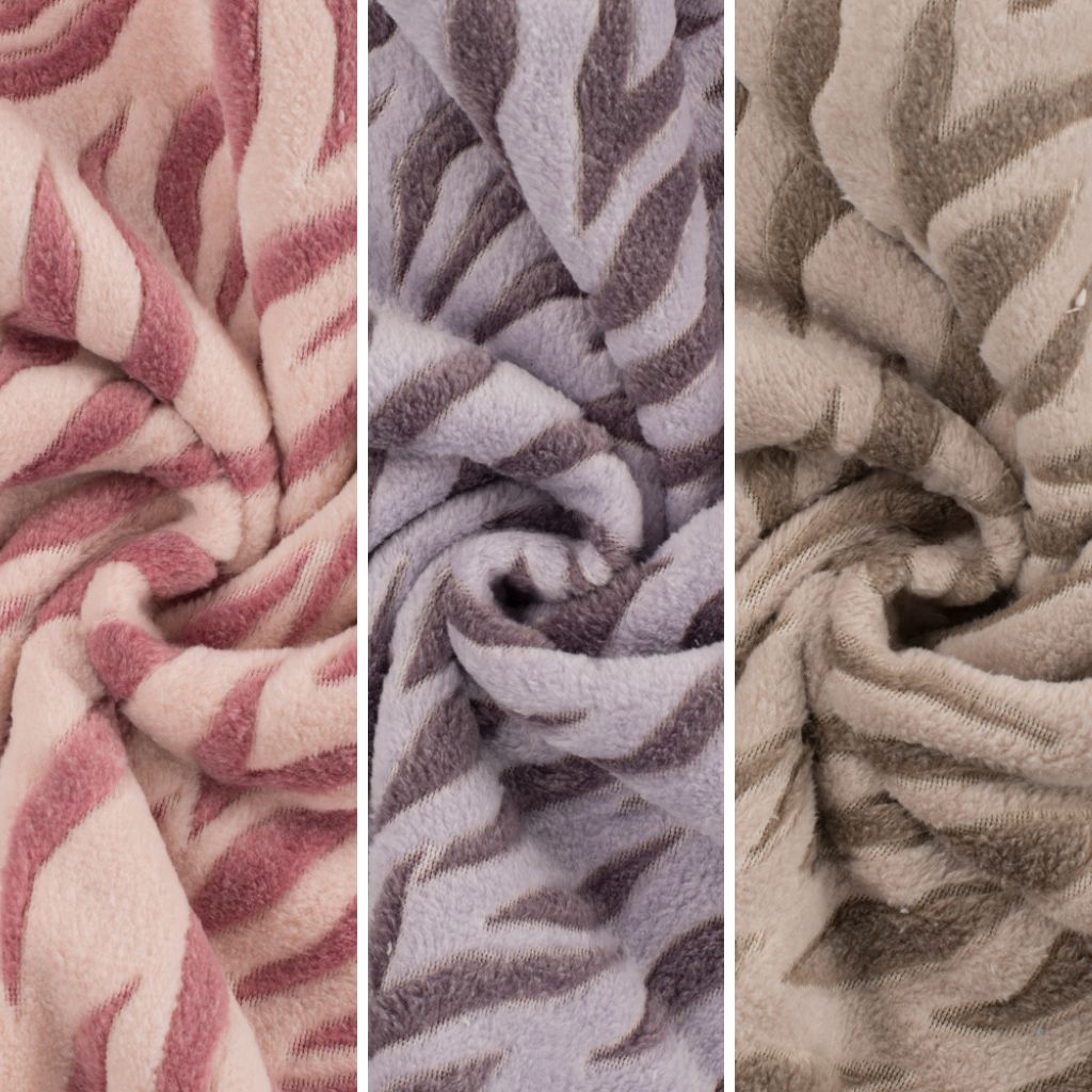 Tiger Cuddle Fleece Fabric - Pound Fabrics