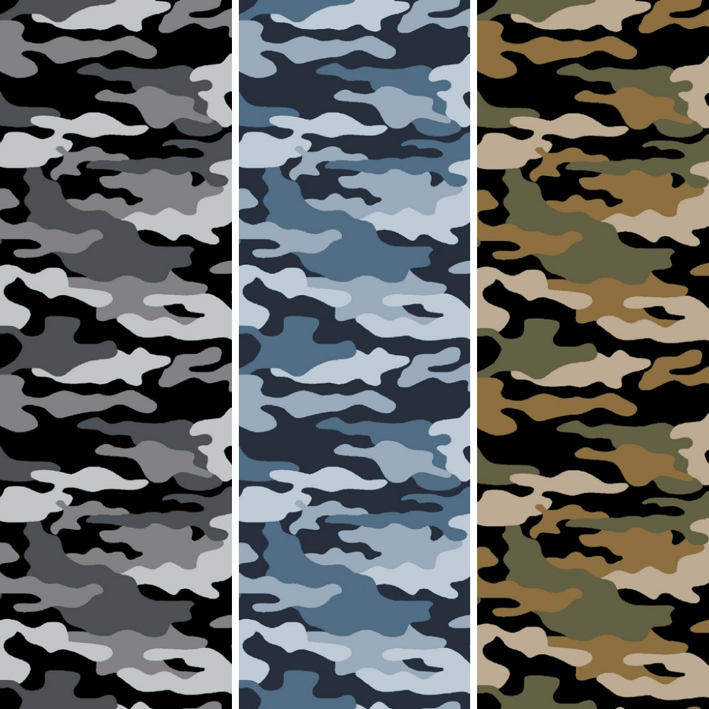 Camouflage Cotton Poplin Fabric - Pound Fabrics
