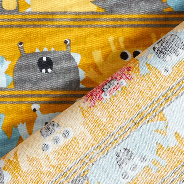 Monsters Organic Cotton Poplin Fabric - Pound Fabrics