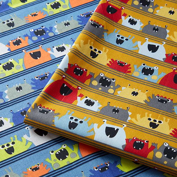 Monsters Organic Cotton Poplin Fabric - Pound Fabrics