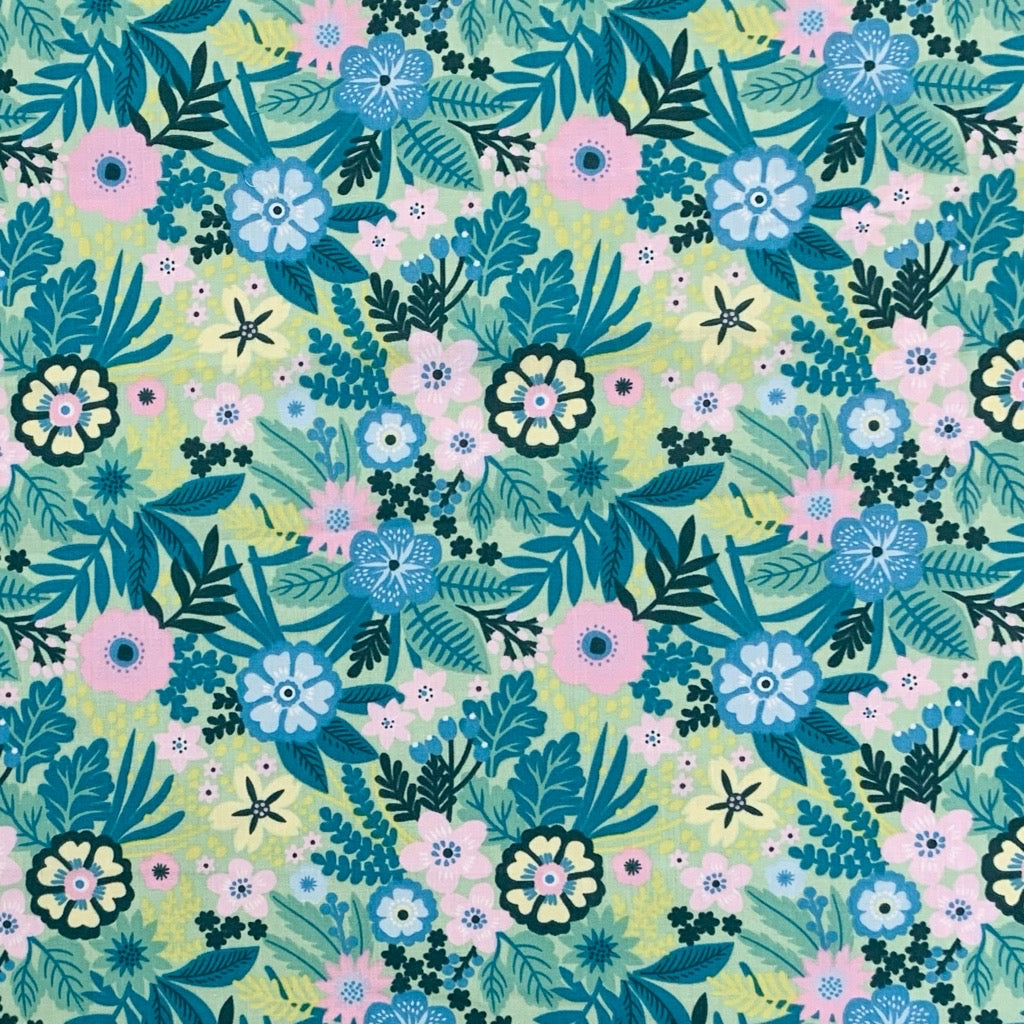Flower Land Polycotton Fabric - Pound Fabrics