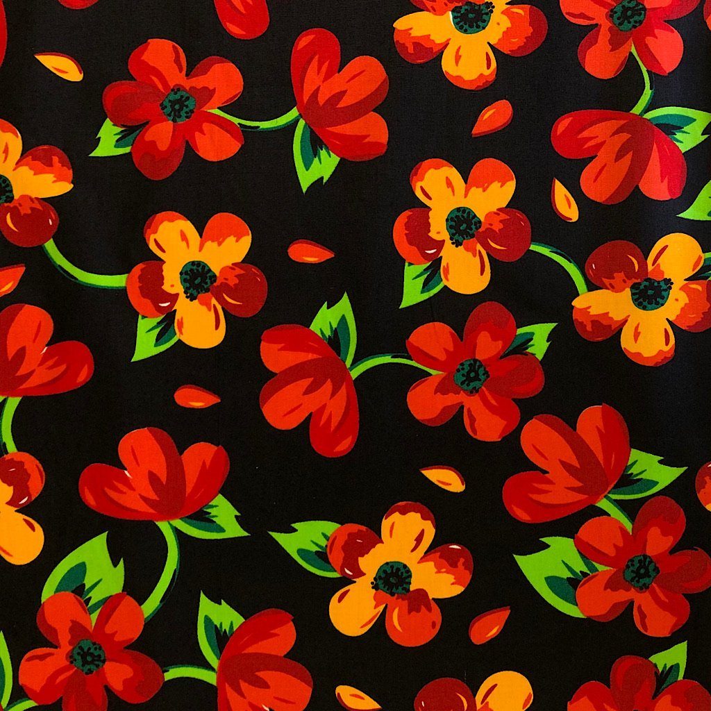 Floral Cotton Fabric (6565556748311)