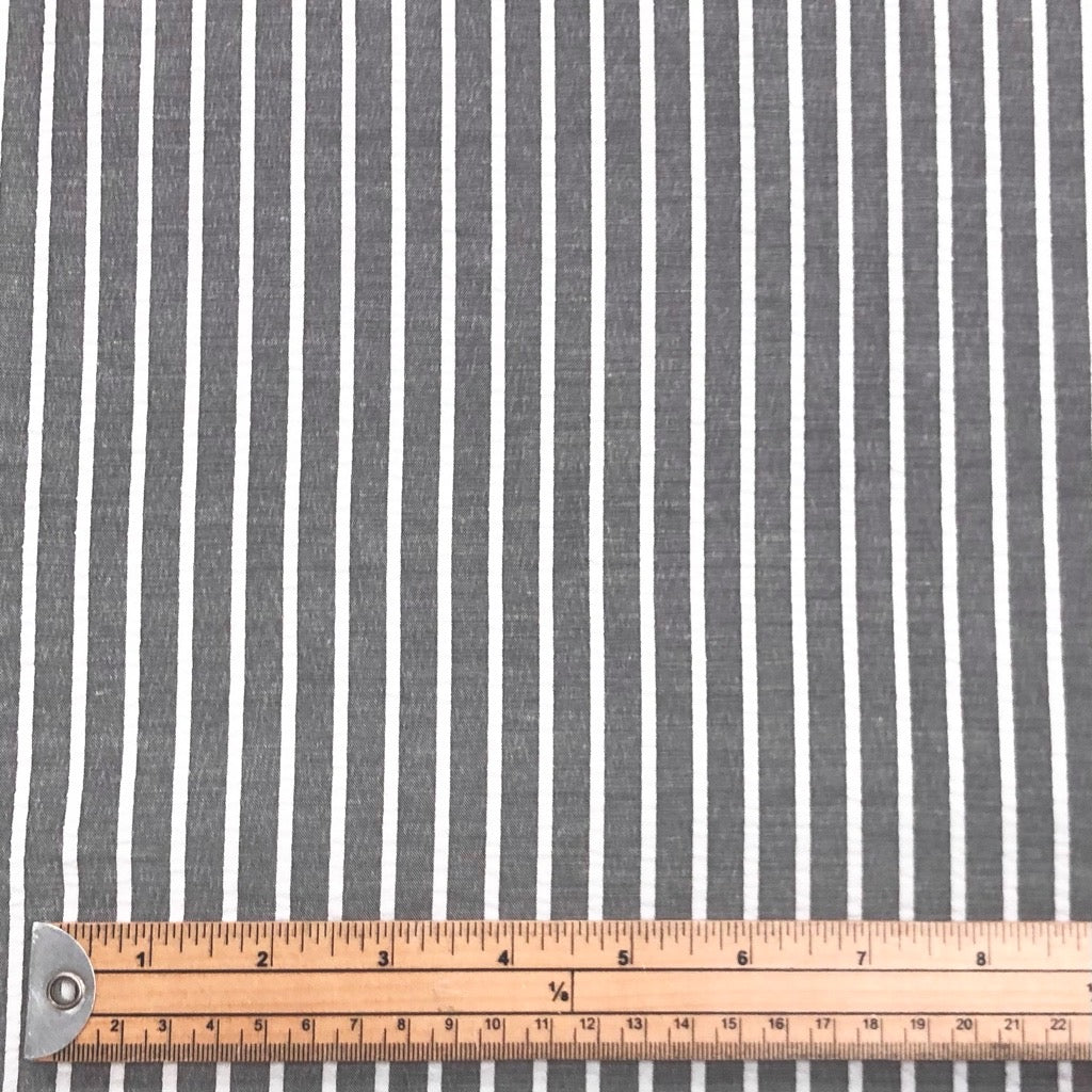 Narrow Stripes Seersucker Fabric - Pound Fabrics