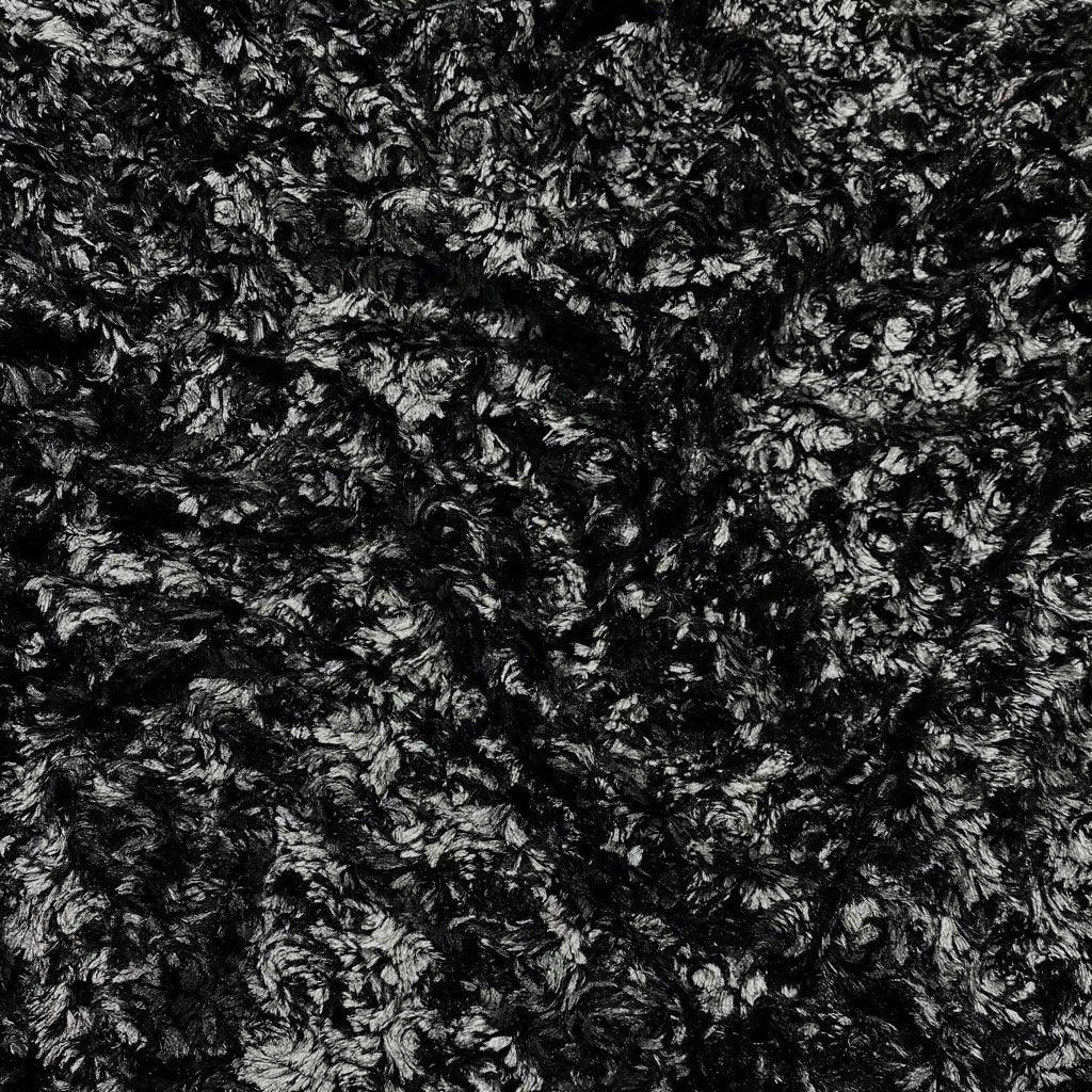Metallic Swirls Faux Fur Fabric - Pound Fabrics