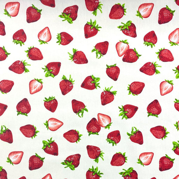 Strawberry Rose & Hubble Cotton Poplin Fabric – Pound Fabrics