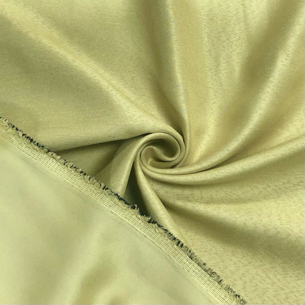 Faint Lines on Pale Gold Furnishing Fabric