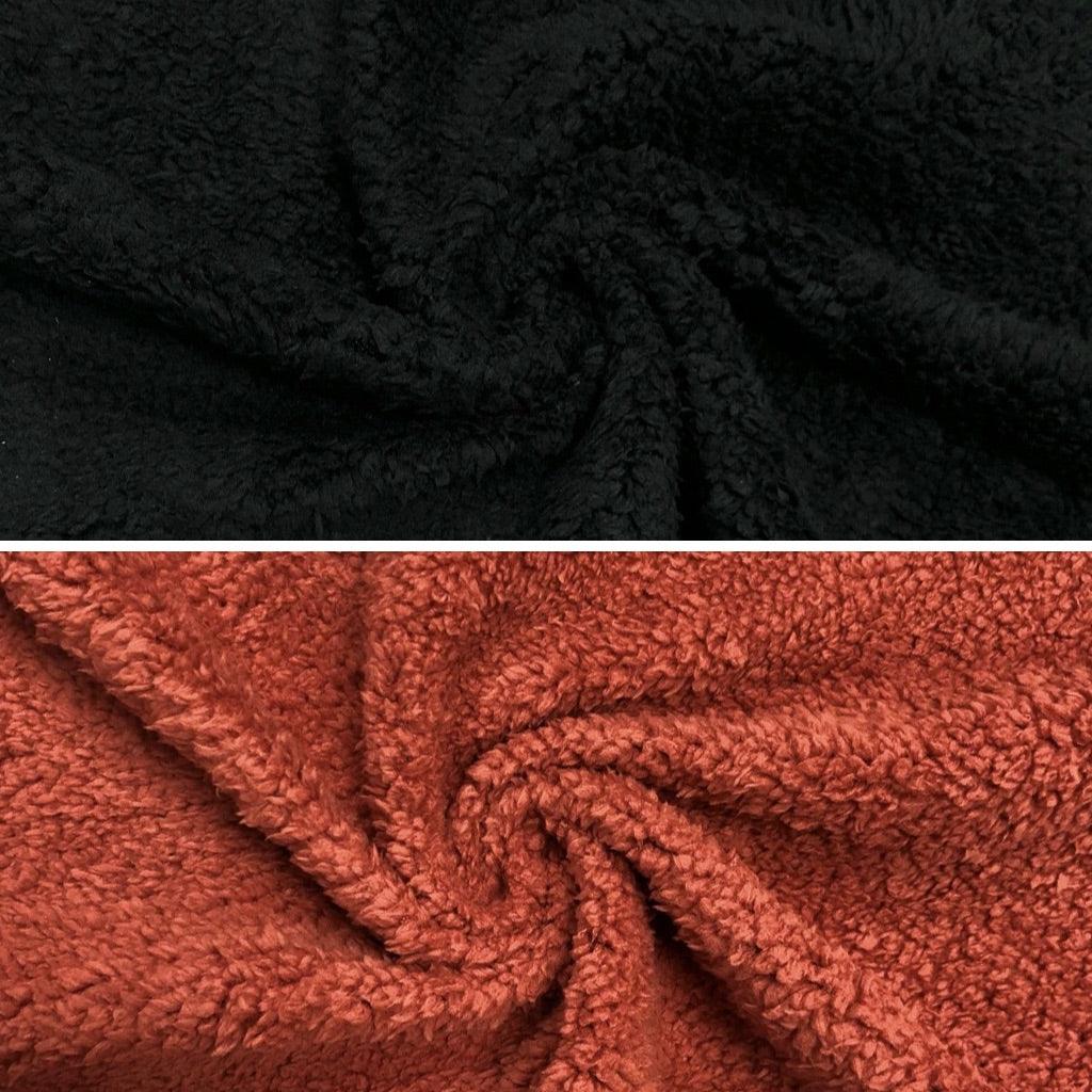 Plain Soft Cuddle Fur Fabric - Pound Fabrics