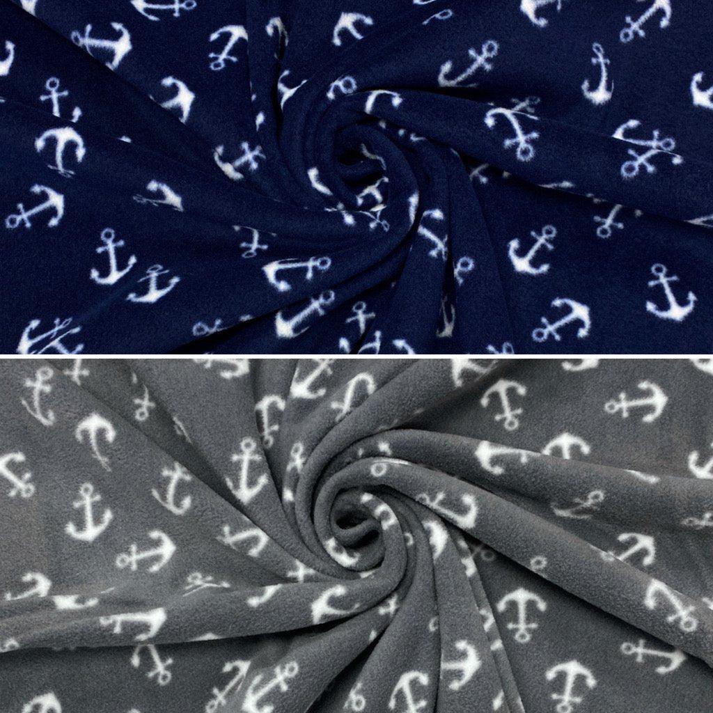 Anchors Anti Pill Polar Fleece Fabric - Pound Fabrics