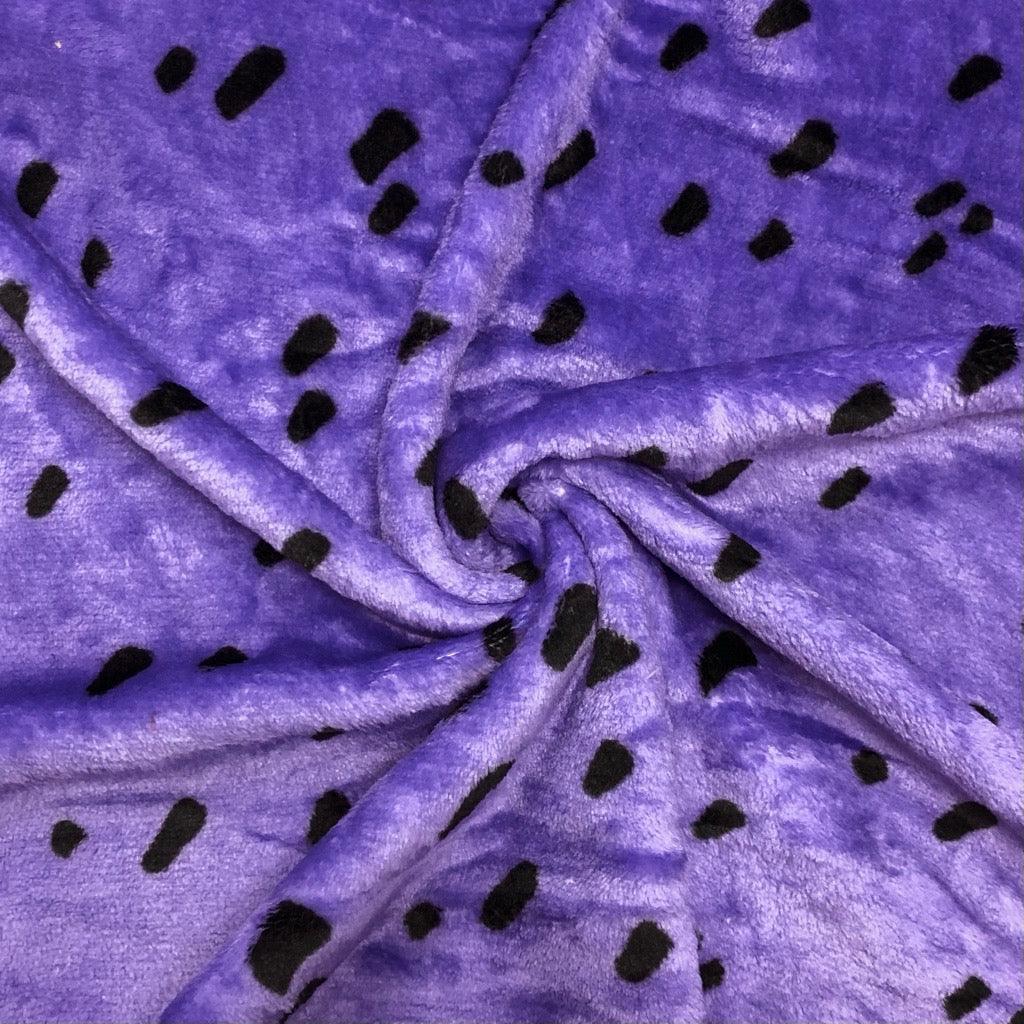 Paint Splash Dots Cuddle Fleece Fabric - Pound Fabrics