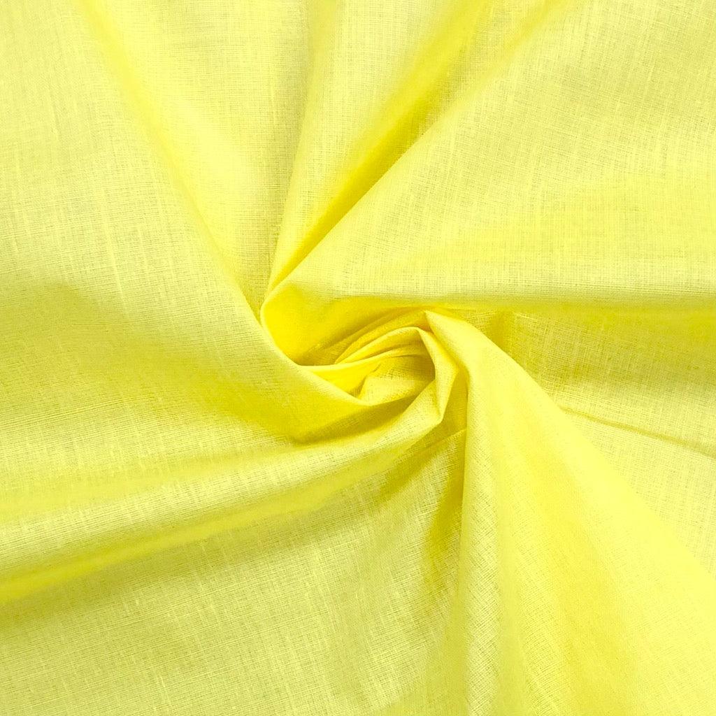 3 metres for £1! Plain Lightweight & Loose weave Polycotton Fabric (Muslin-Like) - Pound Fabrics