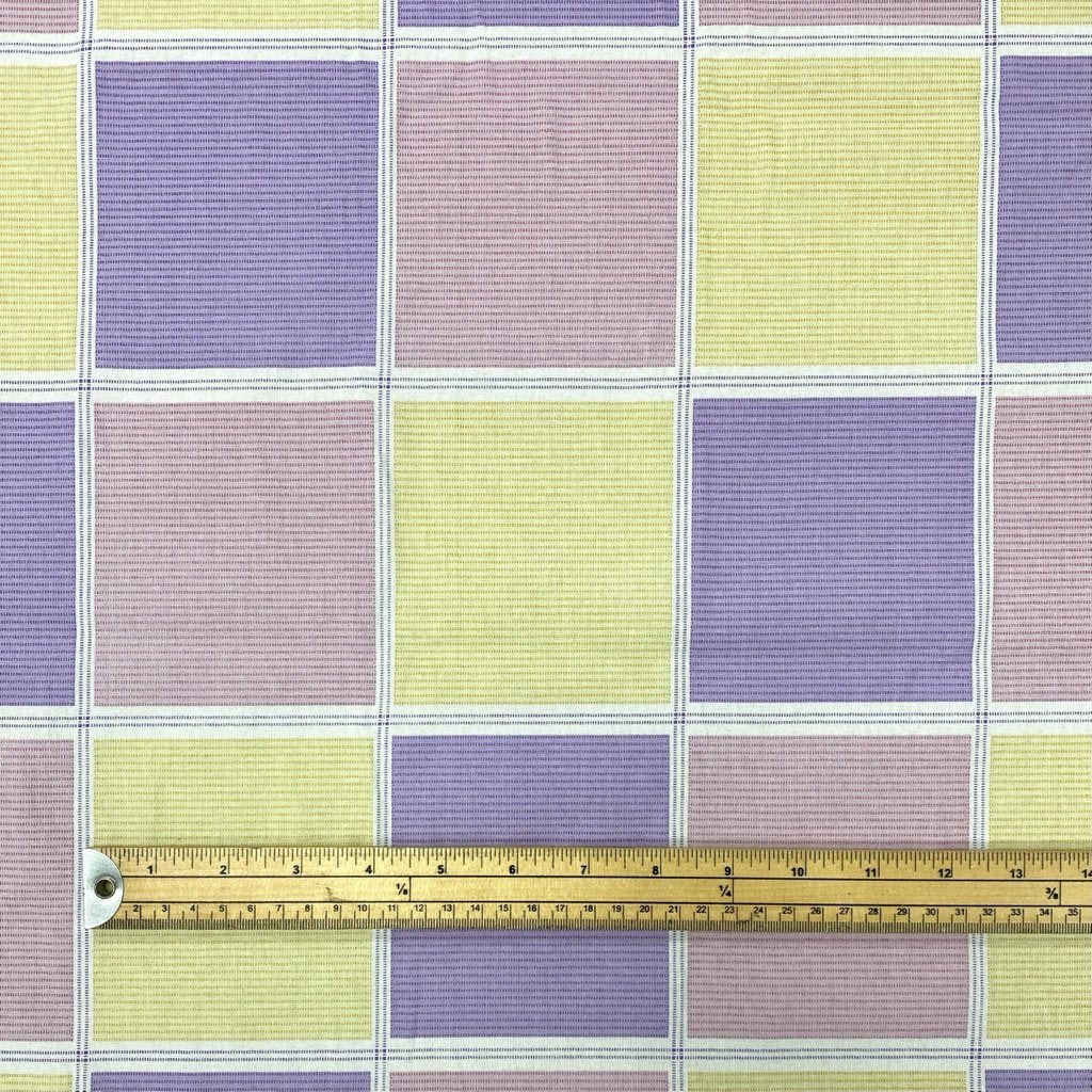 Pastel Squares Cotton Quilting Fabric - 58&quot; wide (6569495166999)