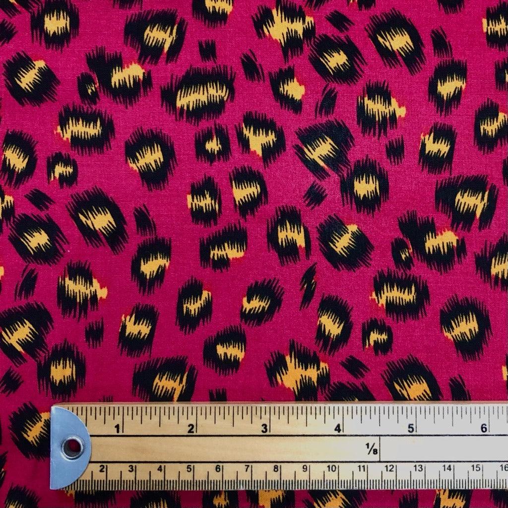 Animal Skin Viscose Challis Fabric - Pound Fabrics