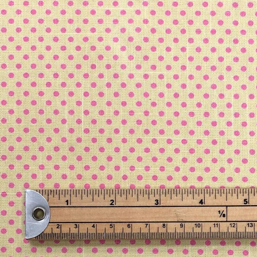 3mm Polka Dot Cotton Canvas Fabric - Pound Fabrics