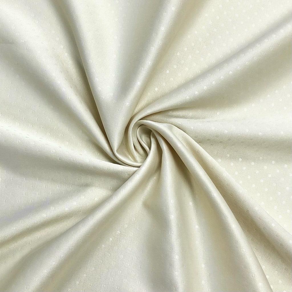 3 Metres Pre-cut Mini Squares on Beige Soft Polyester Fabric - Pound Fabrics